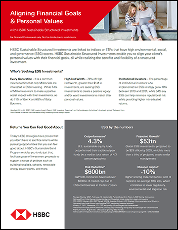 HSBC SP500 ESG Brochure